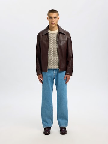 SELECTED Between-Season Jacket 'SLHNOAH' in Brown