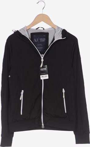 Armani Jeans Jacket & Coat in 4XL in Black: front