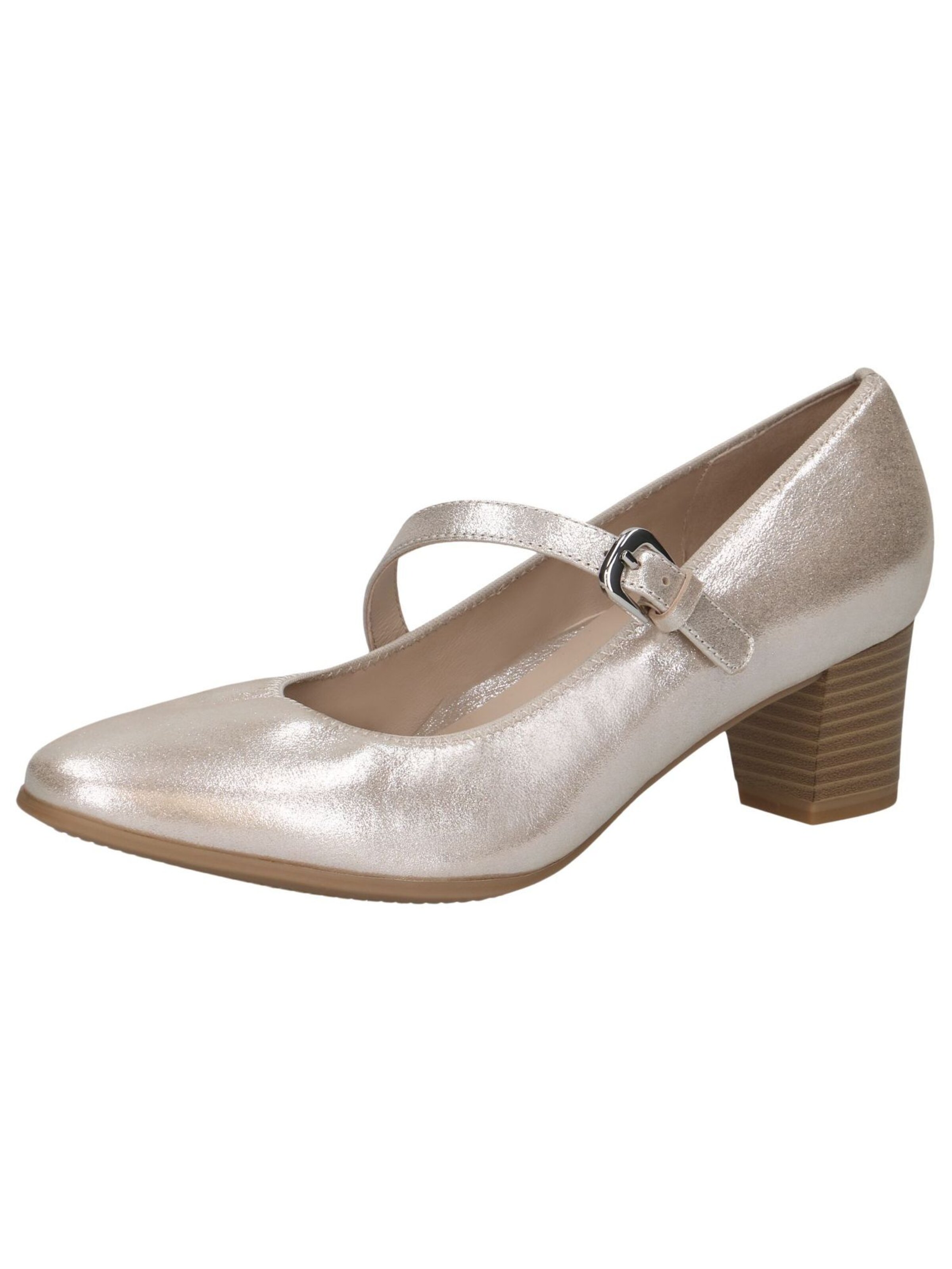 CAPRICE Pumps in Gold: Vorderseite