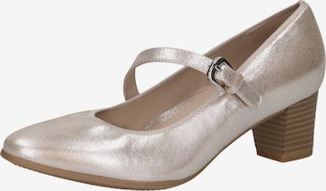 CAPRICE Pumps in Gold: front