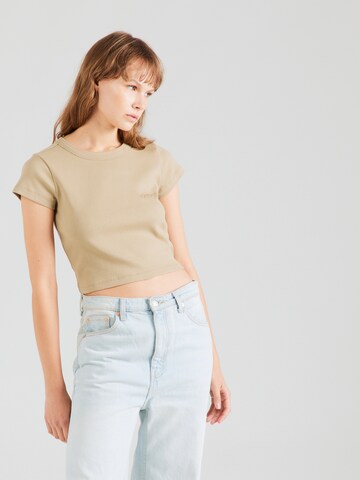 T-shirt ELEMENT en beige : devant