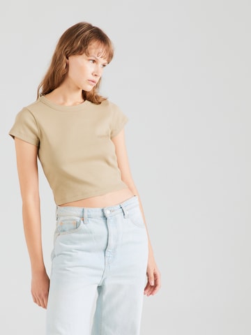 T-shirt ELEMENT en beige : devant