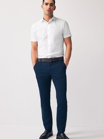 Next Slim fit Button Up Shirt in White