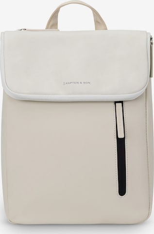 Kapten & Son Backpack 'Vallen' in Beige: front