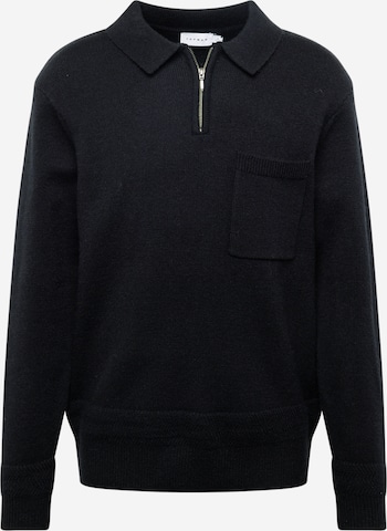 TOPMAN Sweater in Black: front