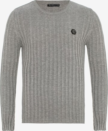 Redbridge Sweater 'Broken Arrow' in Grey: front