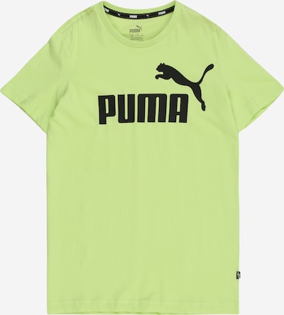 PUMA T-Shirt 'ESS' in hellgrün / schwarz, Produktansicht