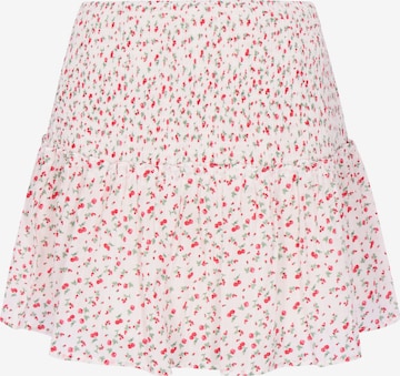 Jupe 'Young Fashion' MYMO en blanc : devant