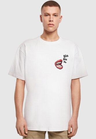 T-Shirt 'Bla Bla Bla Comic' Merchcode en blanc : devant