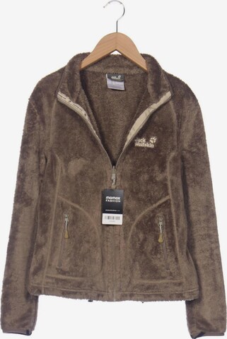 JACK WOLFSKIN Sweatshirt & Zip-Up Hoodie in S in Brown: front