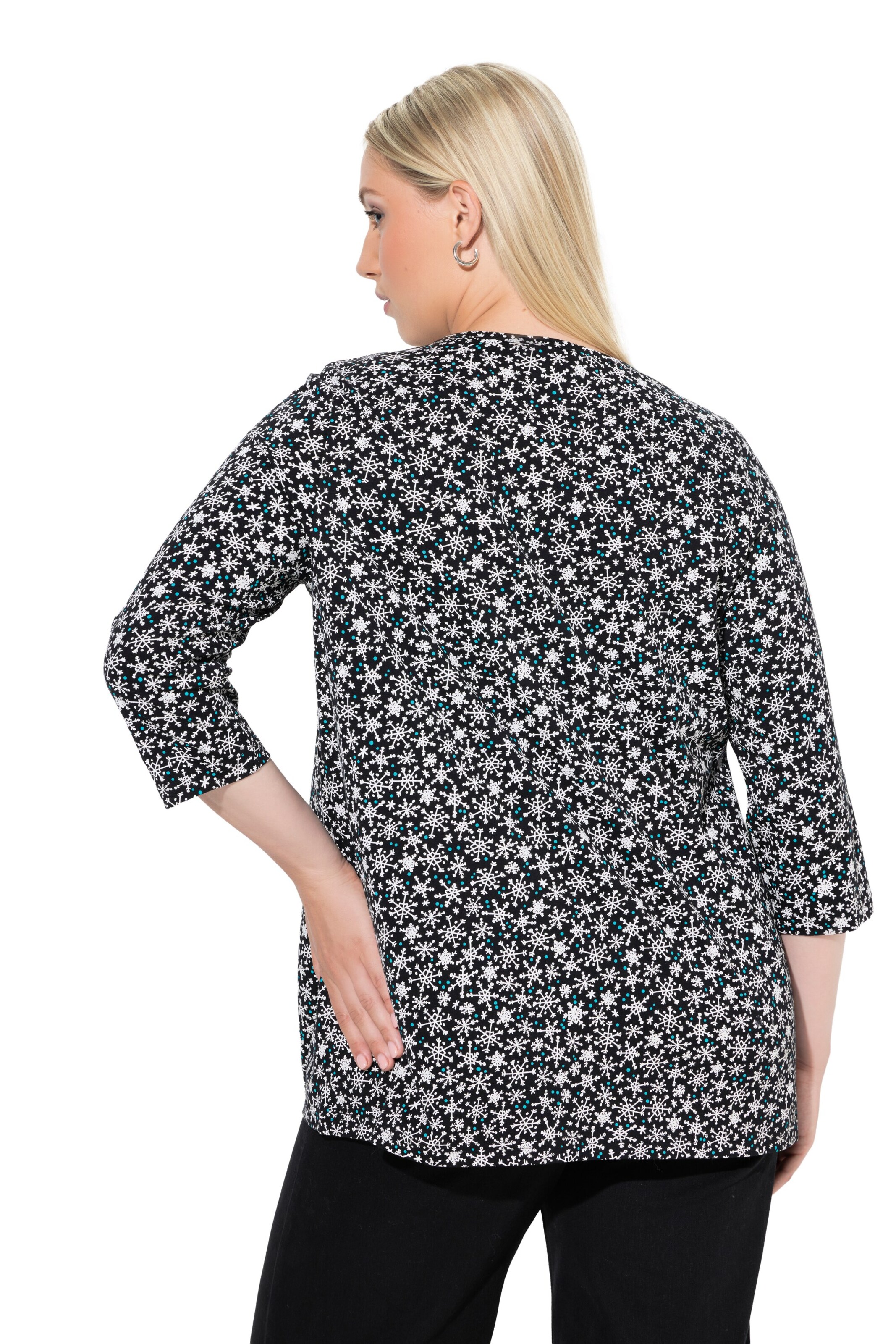 Ulla Popken Shirt in Zwart