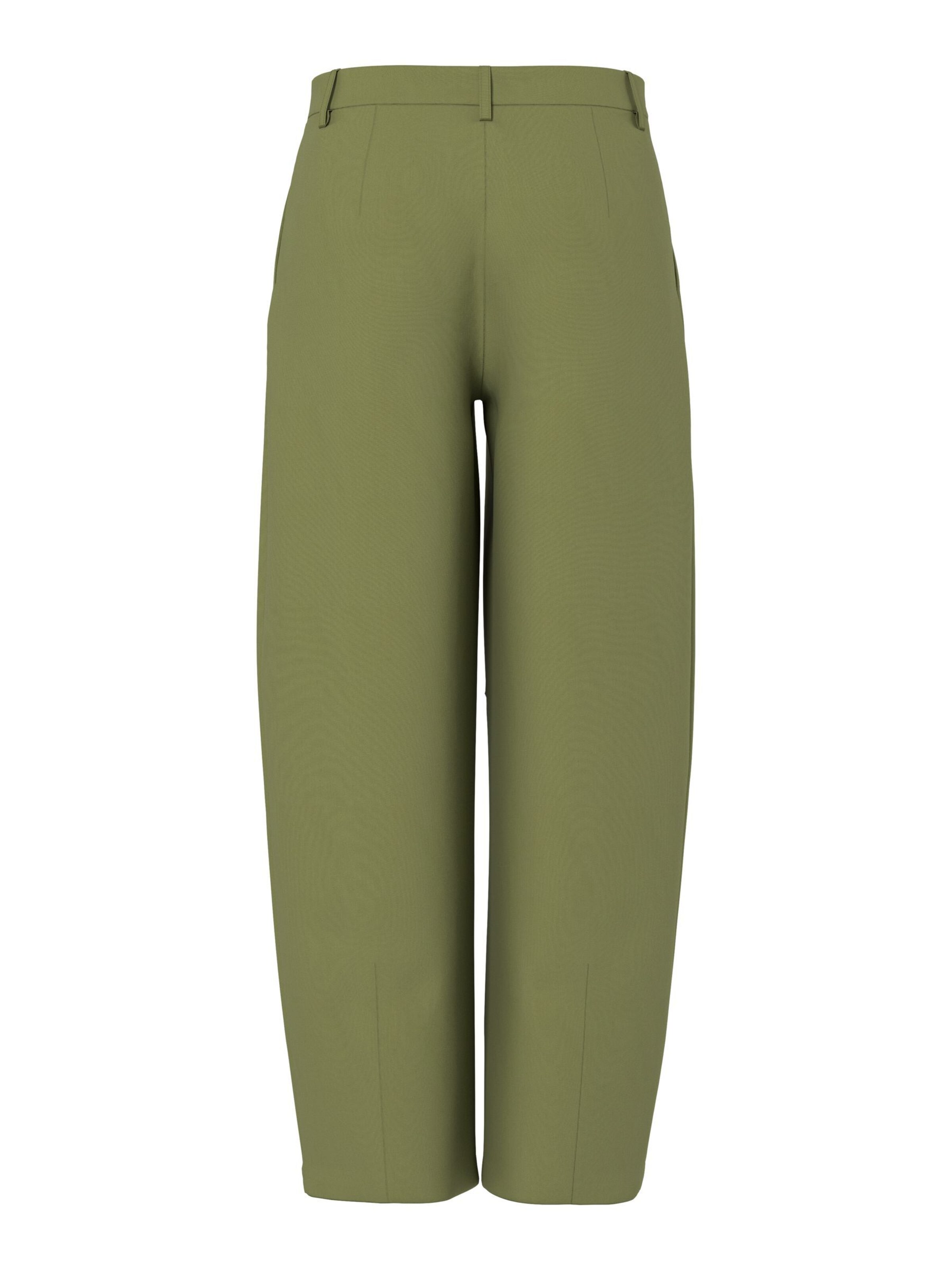 Barrel Pantalon à pince 'PCBosella' PIECES en vert