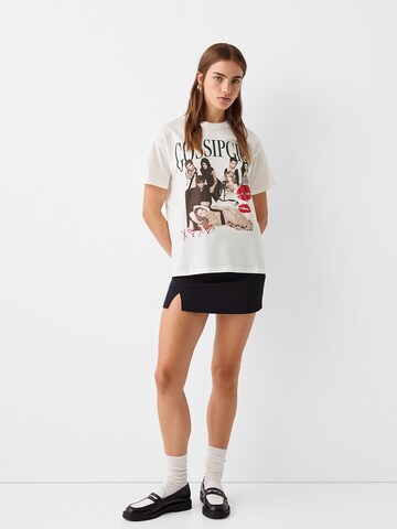 Bershka T-shirt i beige