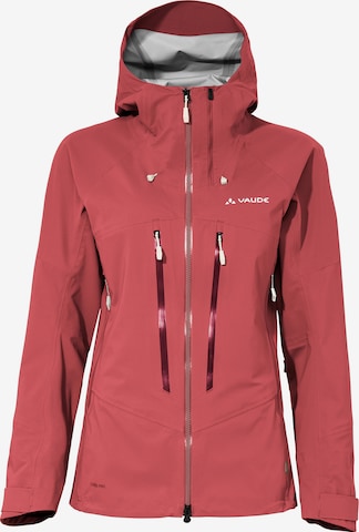 VAUDE Sportjas 'Monviso' in Rood: voorkant