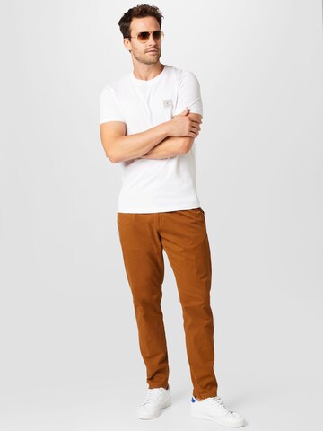 Coupe slim Pantalon à pince 'Cam' Only & Sons en marron