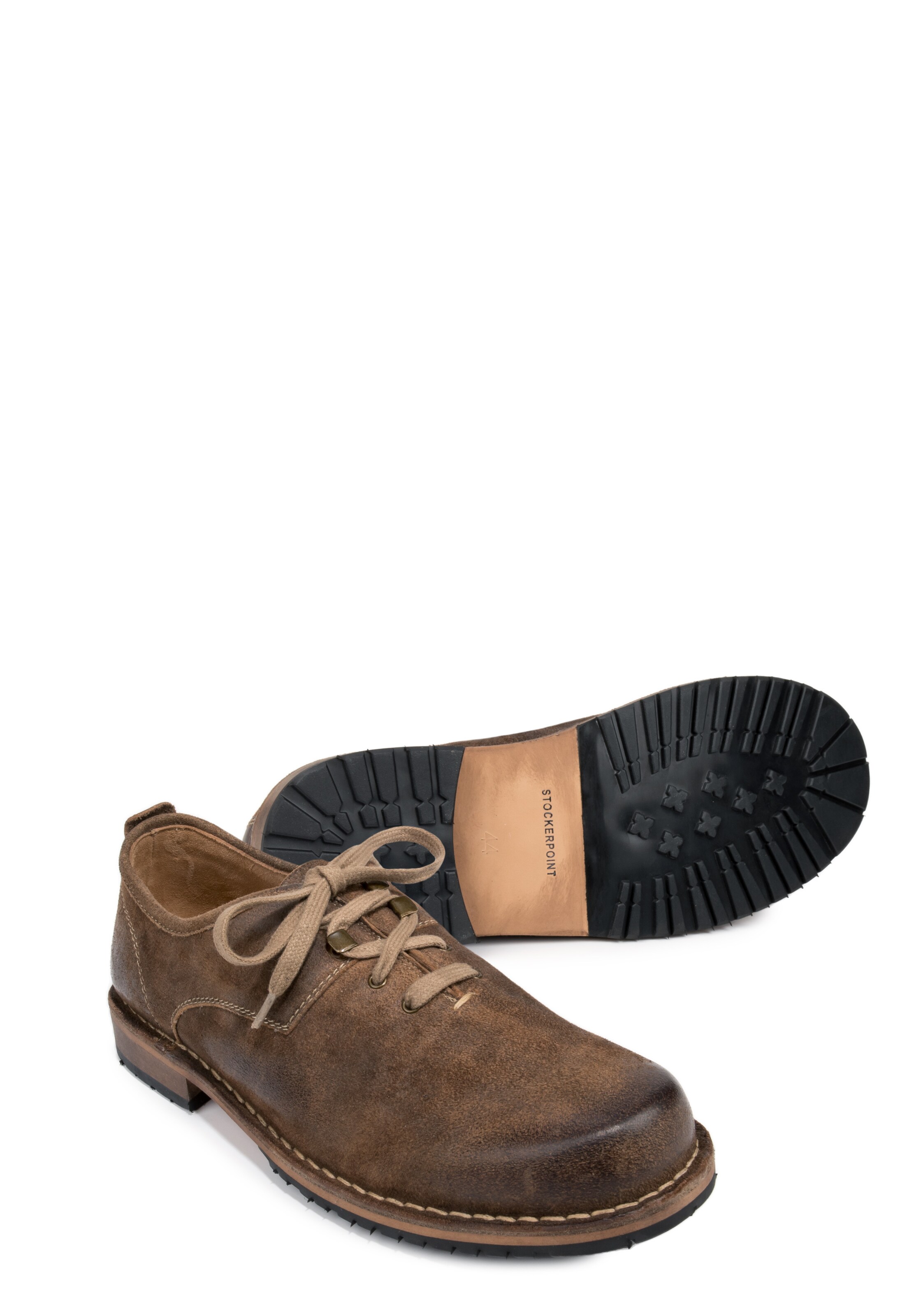 STOCKERPOINT Lace-Up Shoes 'Marvin' in Brown