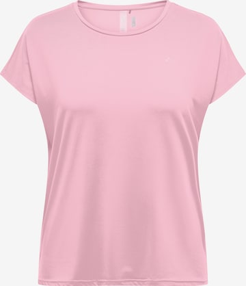 Only Play Curvy Sportshirt 'ONPAubree' in Pink: Vorderseite