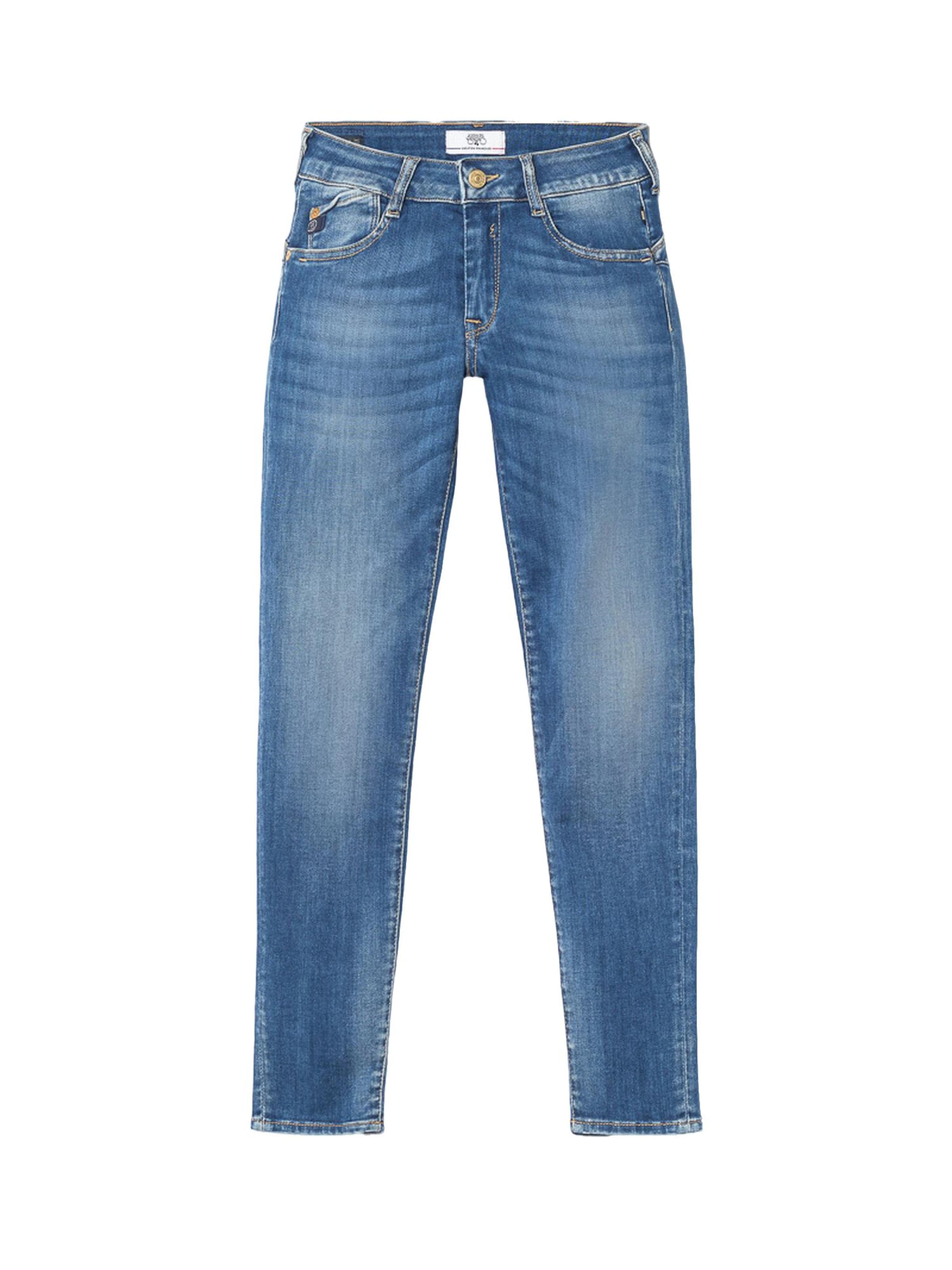 Le Temps Des Cerises Tapered Jeans in Blau: Vorderseite
