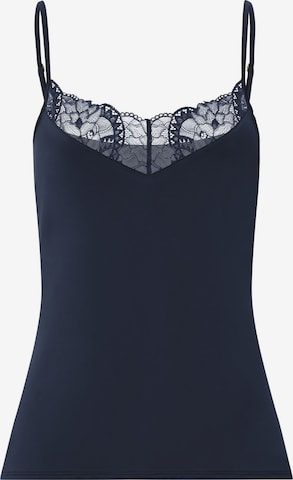 Haut ' Azelia ' Hanro en bleu : devant