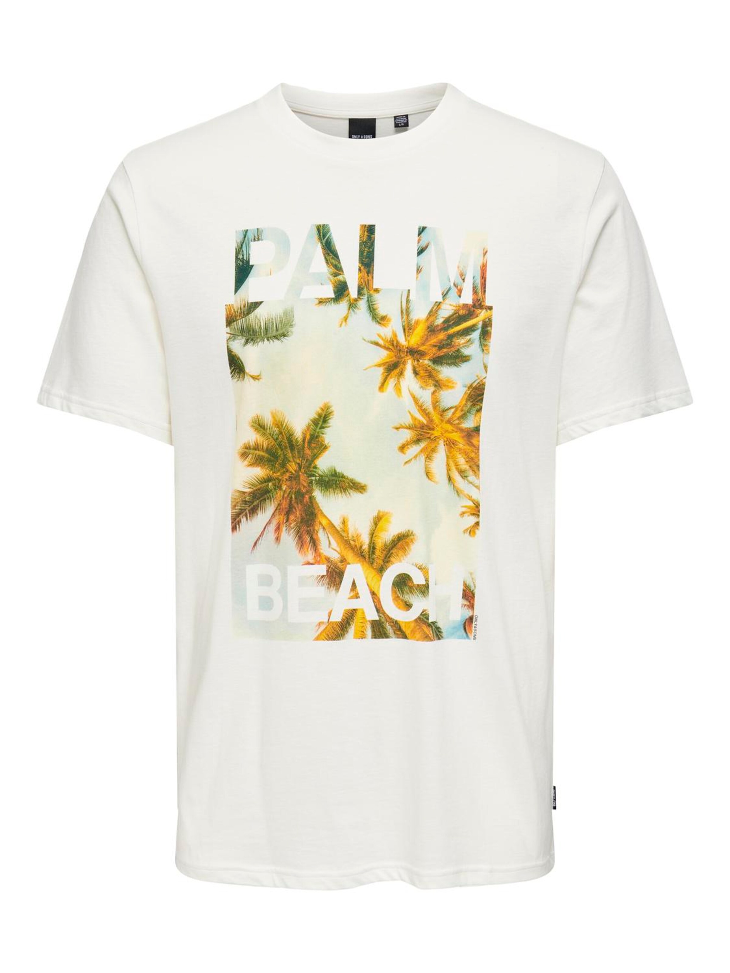 Maglietta 'ONSMagdy' di Only & Sons in bianco: frontale