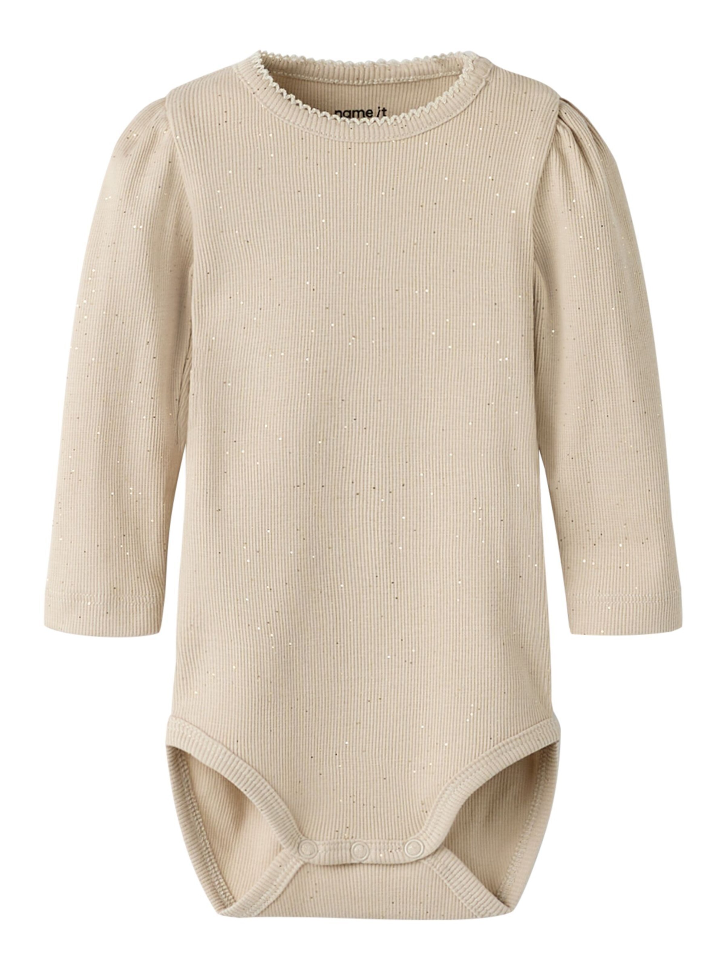 NAME IT Barboteuse / body en beige, Vue avec produit