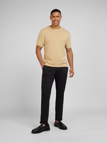 WOTEGA Slim fit Chino Pants 'Adriano' in Black