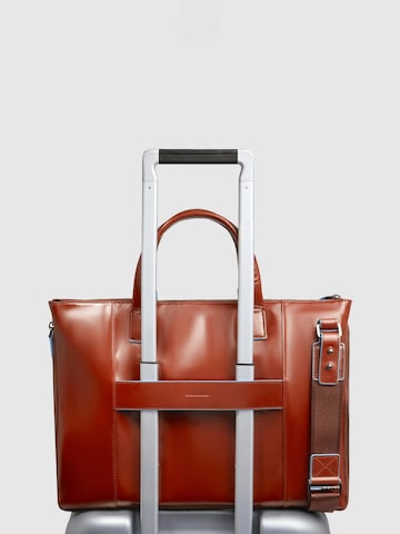 Sac d’ordinateur portable Piquadro en marron