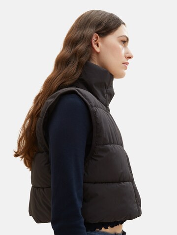 TOM TAILOR DENIM Bodywarmer in Zwart