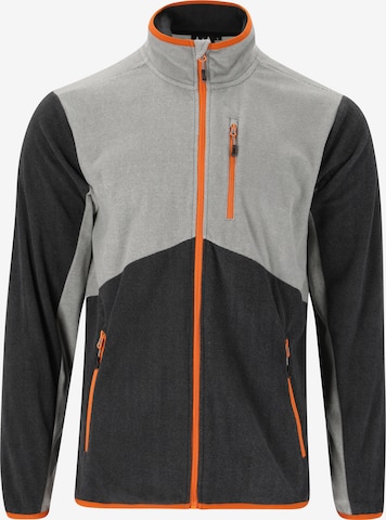 Whistler Athletic Fleece Jacket 'Greyson' in Grey: front