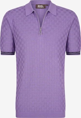 T-Shirt 'Final Form' 4funkyflavours en violet : devant