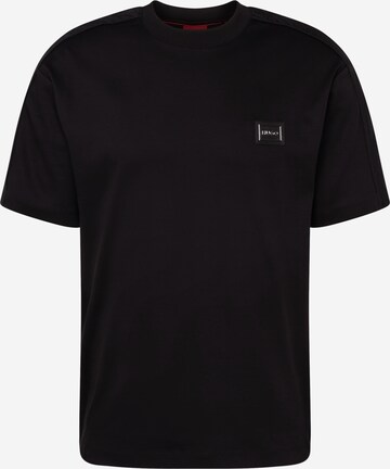 HUGO Shirt 'Dalix' in Zwart: voorkant