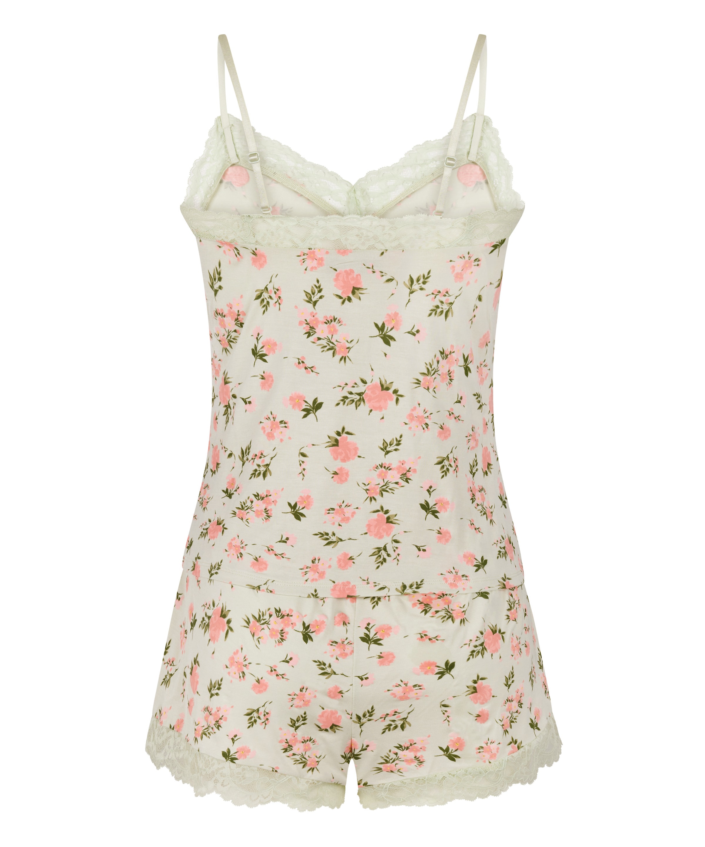 Hunkemöller Pyjama 'Nana' in Groen