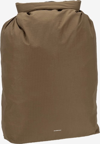 SANDQVIST Rucksack ' Grid ' in Grün: Vorderseite