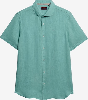 Chemise Superdry en vert : devant