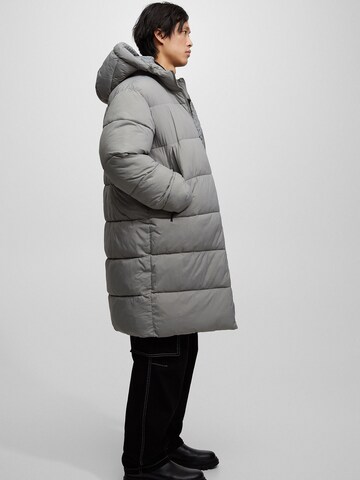 Pull&Bear Winter Jacket in Grey