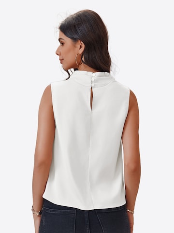 Imily Bela - Blusa en blanco: atrás