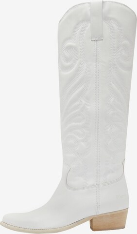 FELMINI Cowboy Boots in White