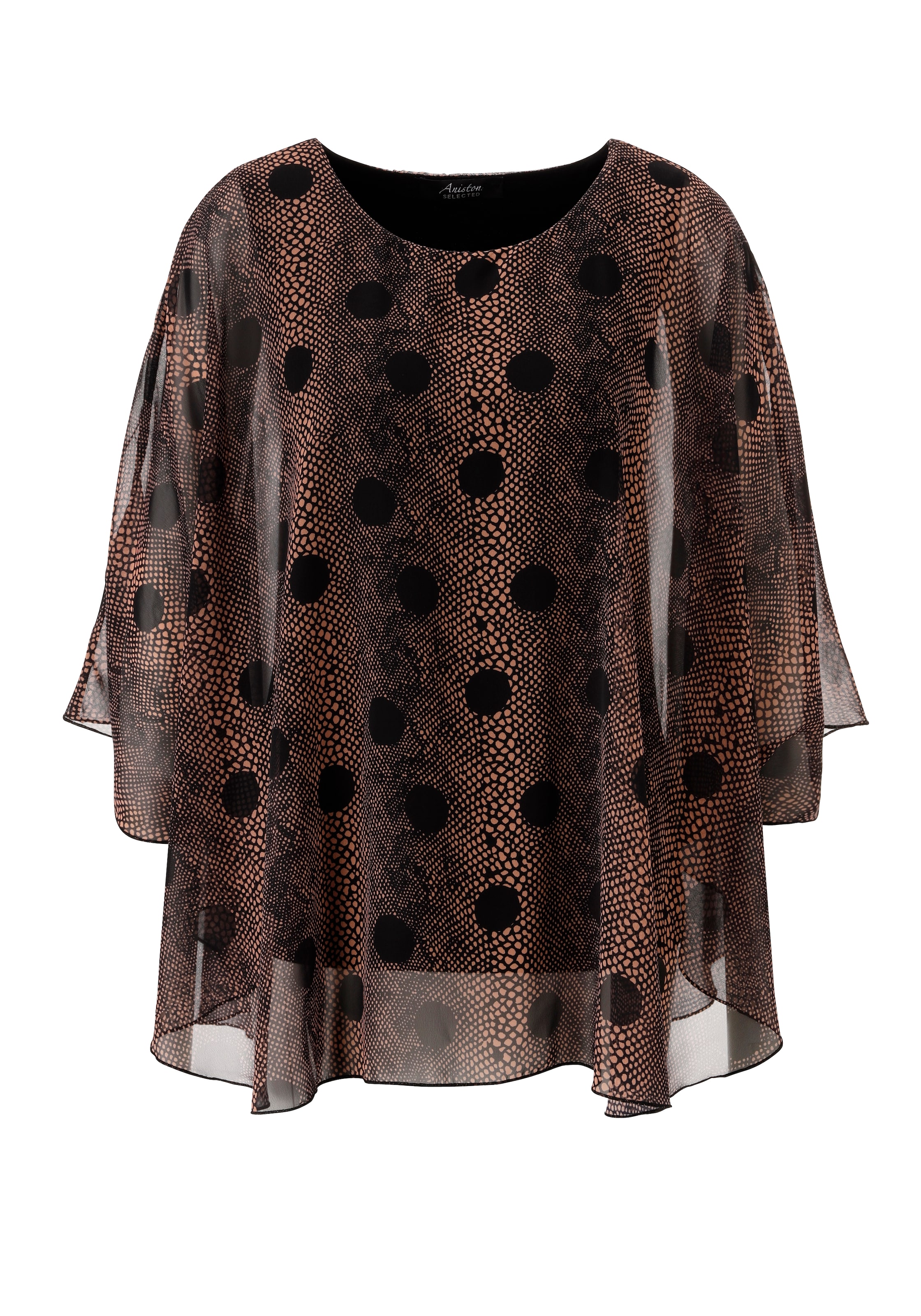 Aniston SELECTED Blouse in Brown: front