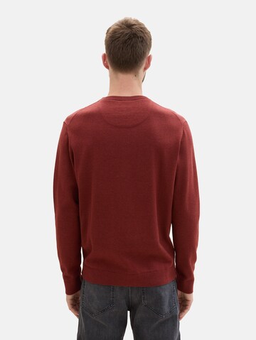 TOM TAILOR Sweater in Red