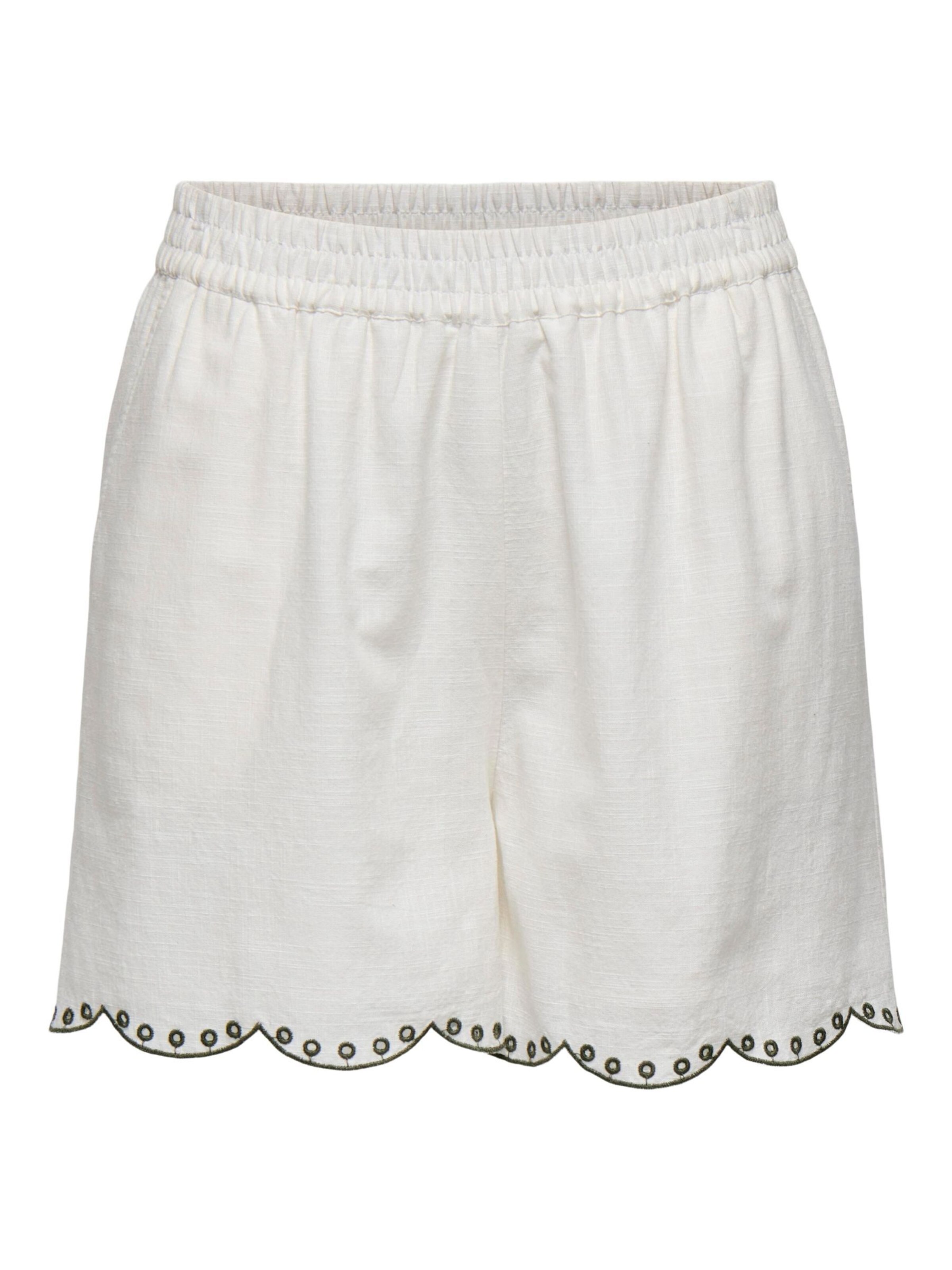 JDY Bukser 'JDYPalma' i hvid: forside