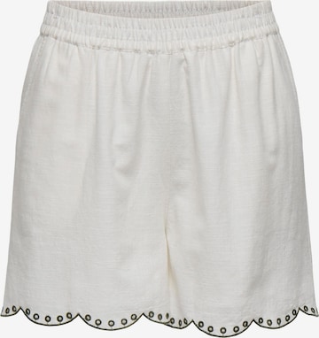 Pantalon 'JDYPalma' JDY en blanc : devant