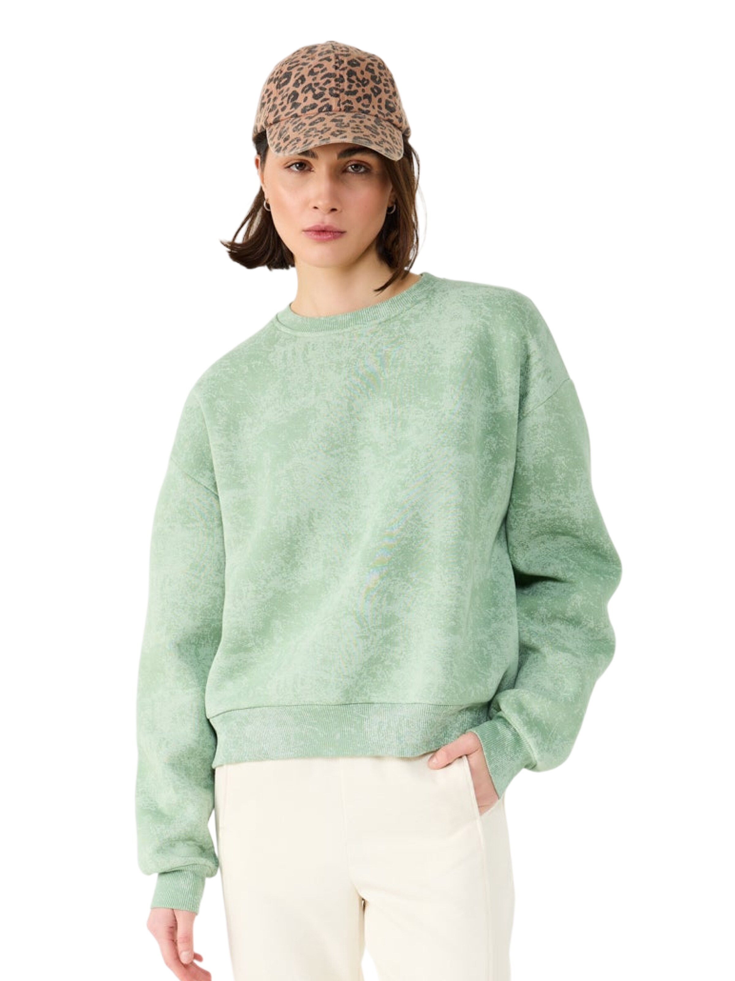 No Matter What Sweatshirt in Green: front