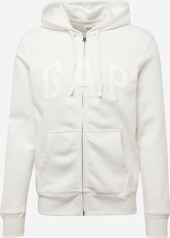 GAP Кофта на молнии 'HERITAGE' в Серый: спереди