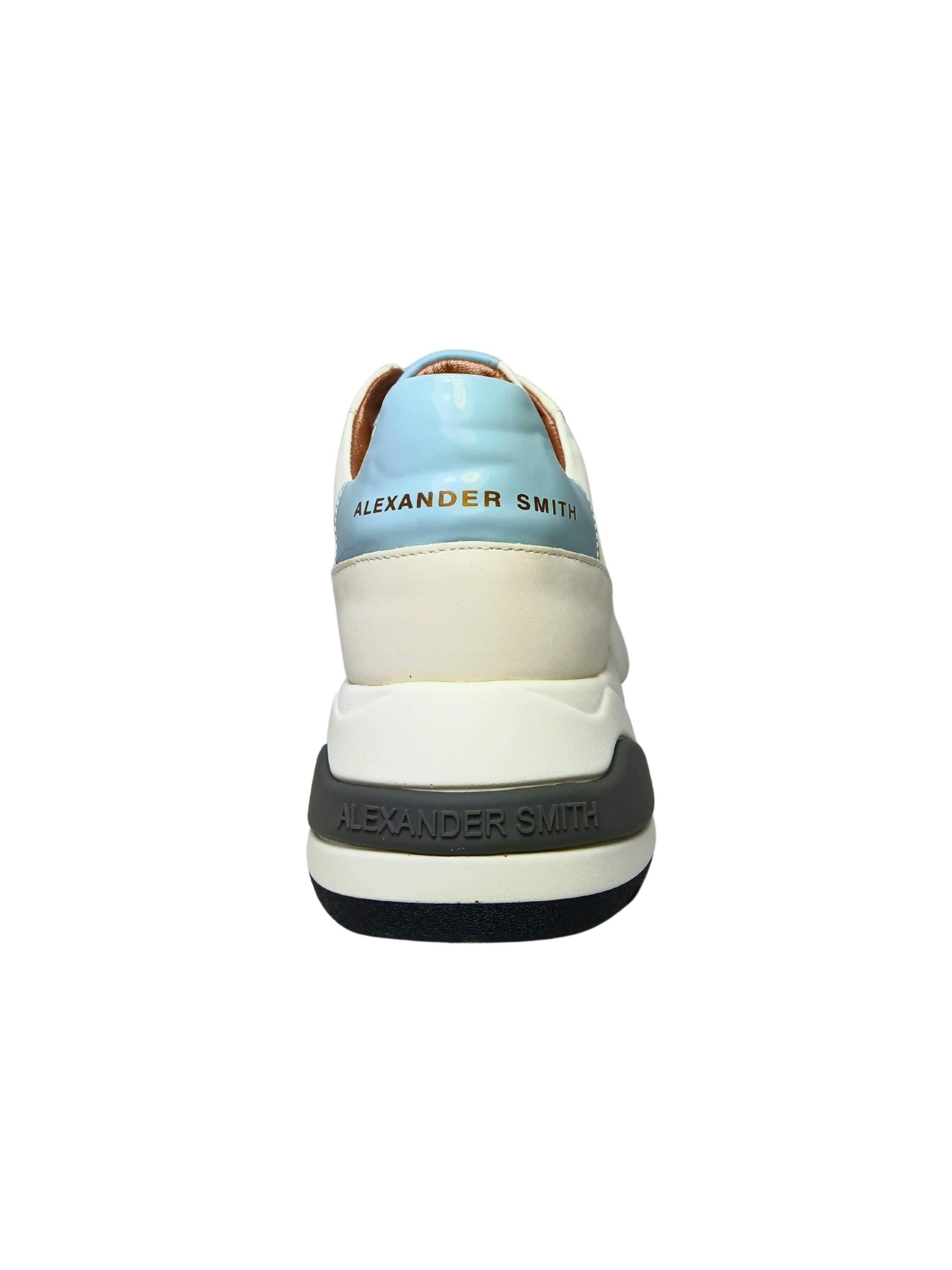 Alexander Smith Platform trainers in White