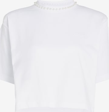 T-shirt Karl Lagerfeld en blanc : devant