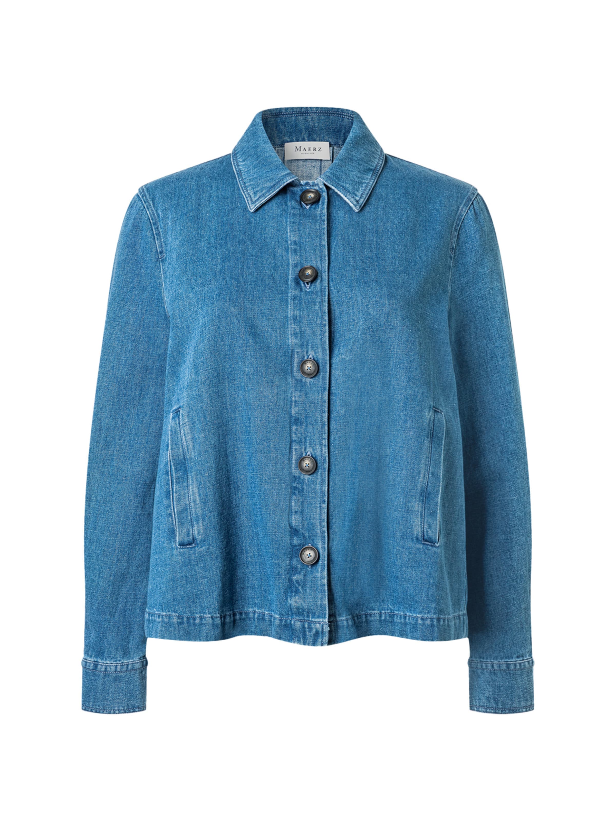 MAERZ Muenchen Between-season jacket ' 192900 ' in Blue: front