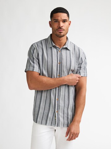 PETROL INDUSTRIES MEN Regular Fit Hemd‌‌‌‌‌‌‌‌‌ in Blau: Vorderseite
