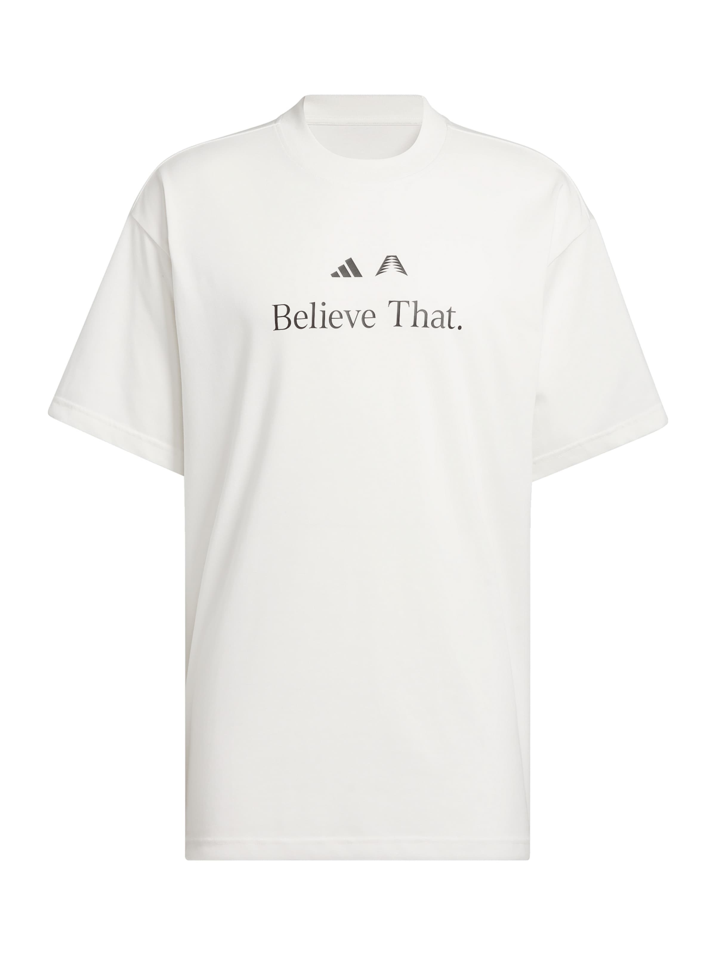 ADIDAS PERFORMANCE Funktionsshirt 'Anthony Edwards Believe' in Weiß: Vorderseite