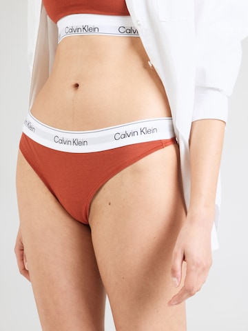 Calvin Klein Underwear Tangice | oranžna barva: sprednja stran