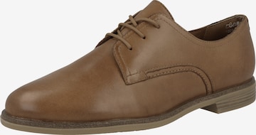 TAMARIS Lace-Up Shoes in Brown: front